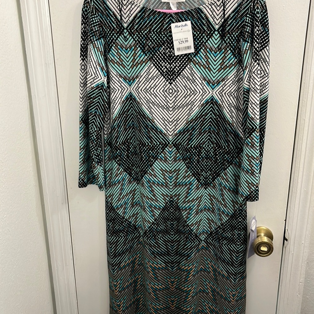 NWT Green long sleeve dress